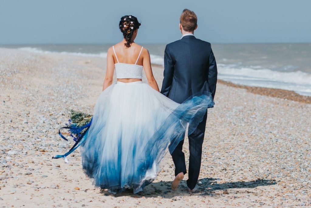 Blue Wedding Inspiration Jenny Buckland Make Up